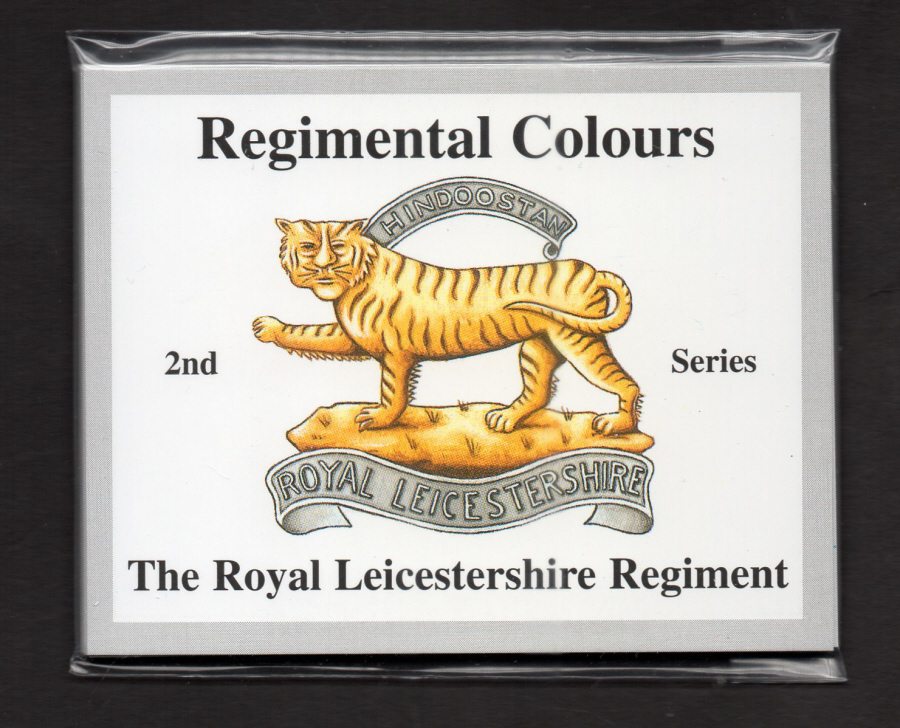 The Royal Leicestershire Regiment 2nd Series - 'Regimental Colours' Trade Card Set by David Hunter - Click Image to Close